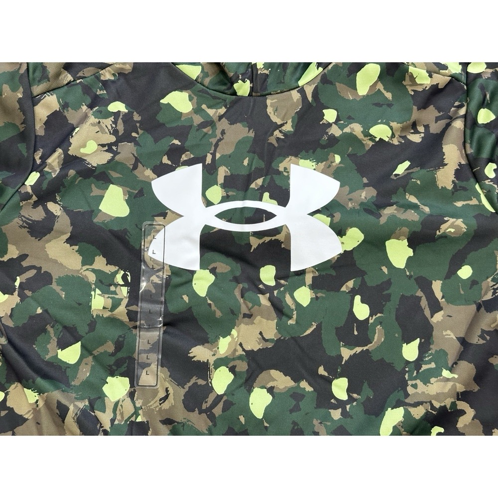 Under‎ Armour Boys Green Camo Lightweight Hoodie Size Large NWT - Picture 4 of 9